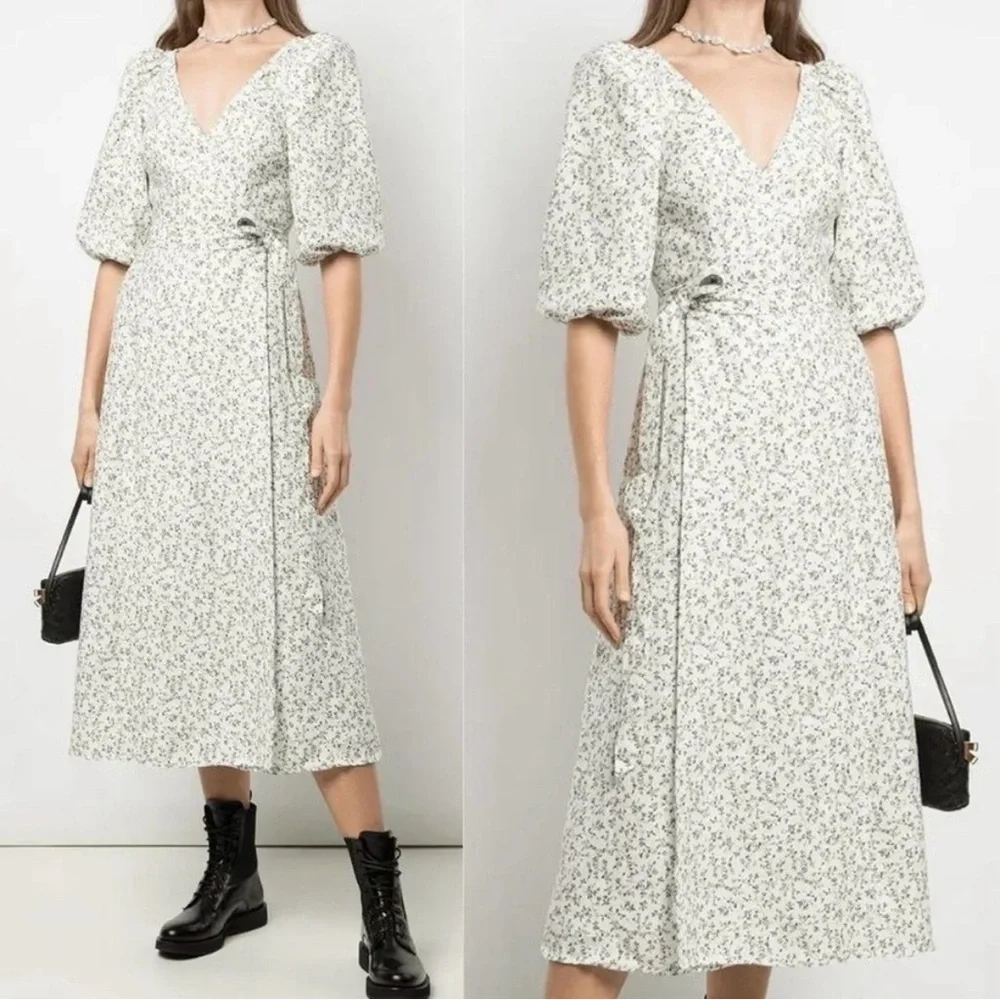 Reformation Mint Linen Dress - Picture 13 of 17